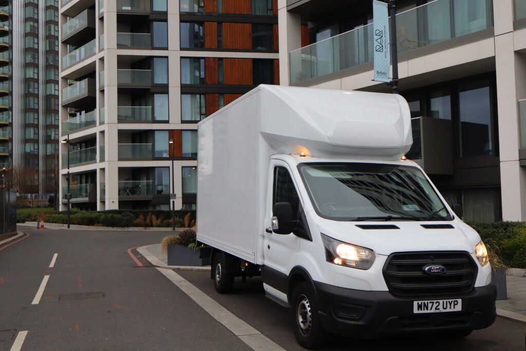 Vertex Removals efficient loading process Vertex Removals team loading a truck
