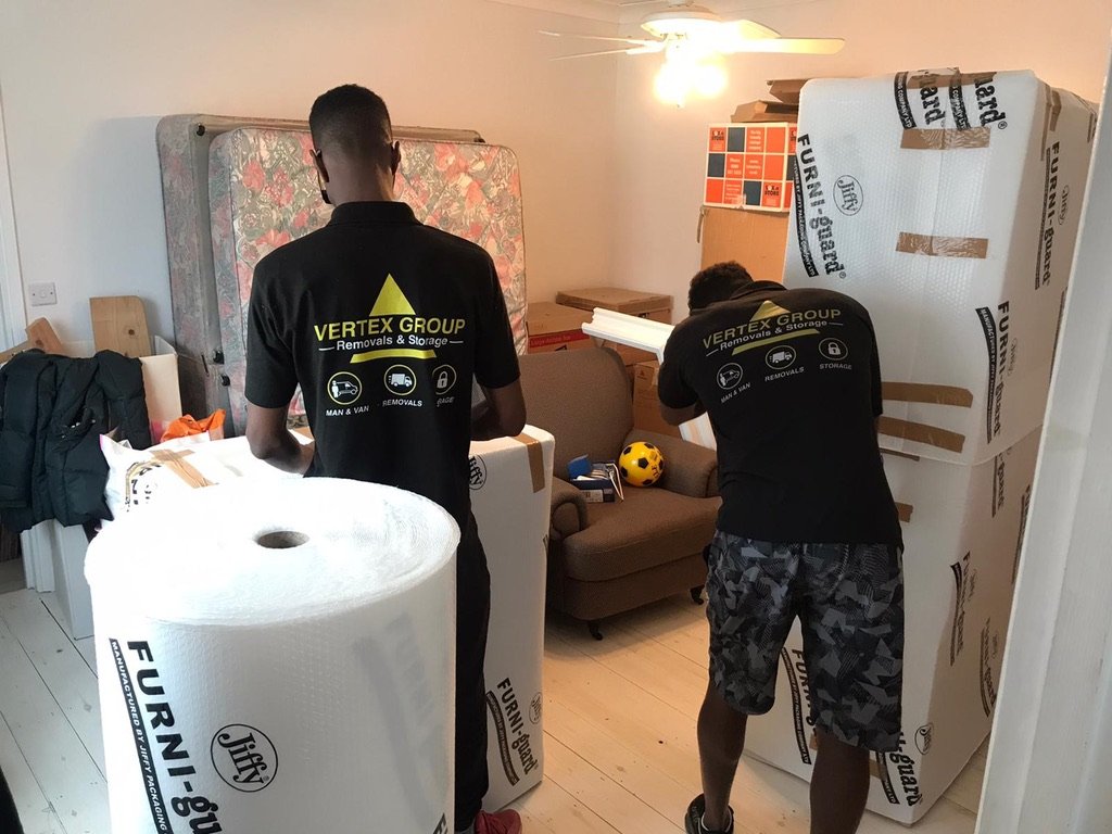 Vertex Removals Packing services in London